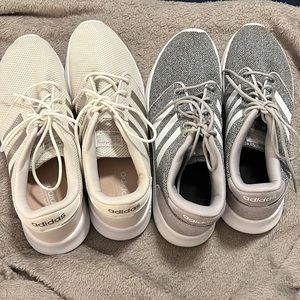 Two pairs of Adidas CloudFoams